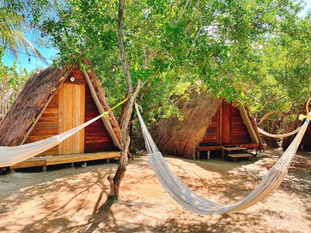 La Aldea Holbox Cabanas Y Camping Экстерьер фото