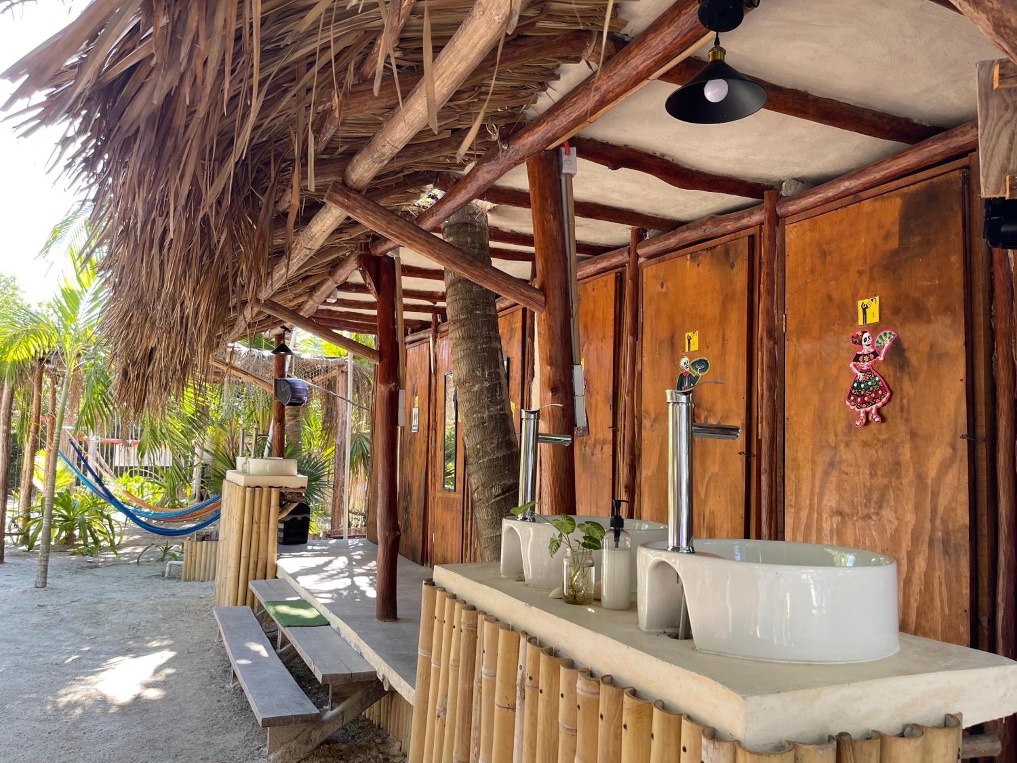 La Aldea Holbox Cabanas Y Camping Экстерьер фото
